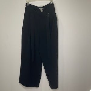 H&M black flowy pants